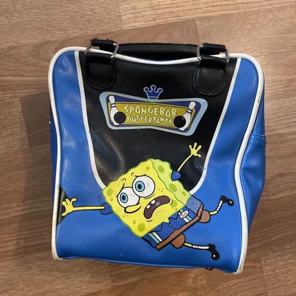 Nickelodeon VTG Y2K Spongebob Bowling Bag Insulated Soft Lunch Box - Picture 1 of 5